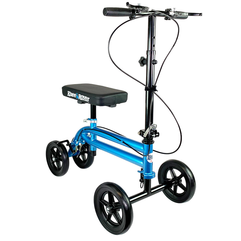 Load image into Gallery viewer, Economy KneeRover® Steerable Knee Walker Metallic Blue