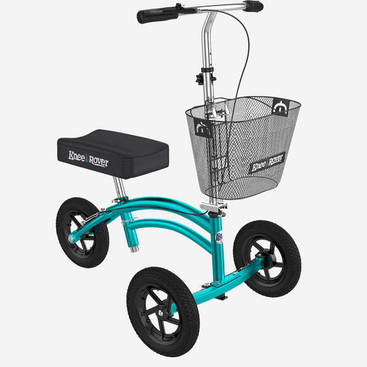 KneeRover® Jr All Terrain Knee Scooter Coastal Teal - Open Box