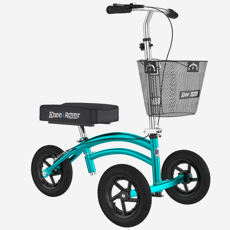 Load image into Gallery viewer, KneeRover® Jr All Terrain Knee Scooter Coastal Teal - Preowned