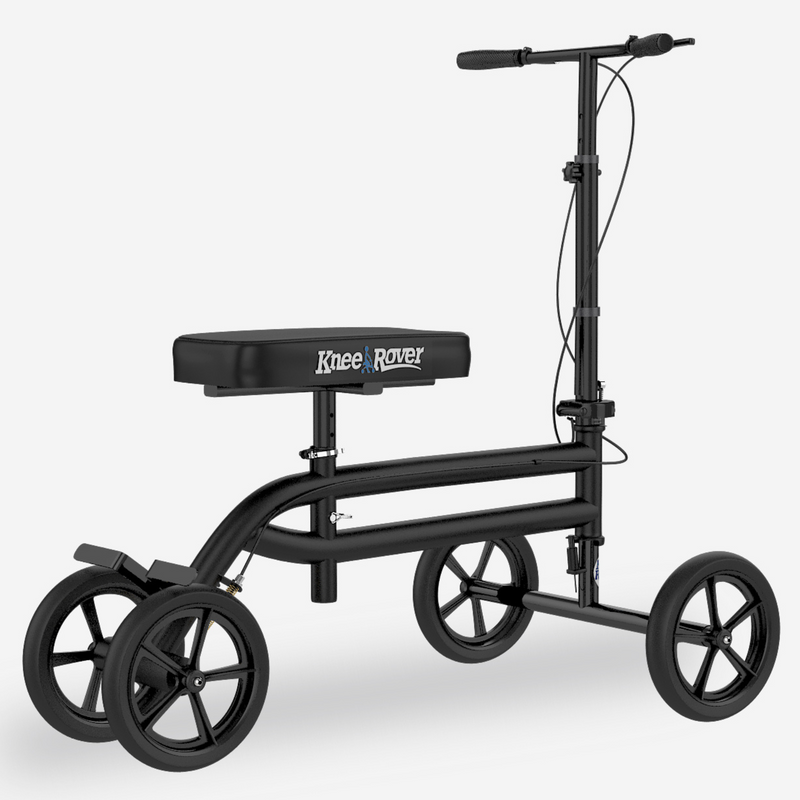 Load image into Gallery viewer, Economy KneeRover® Steerable Knee Scooter Black - Open Box