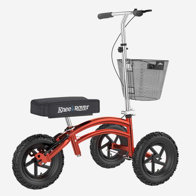 Load image into Gallery viewer, All Terrain KneeRover® Steerable Knee Scooter Canyon Orange - Open Box