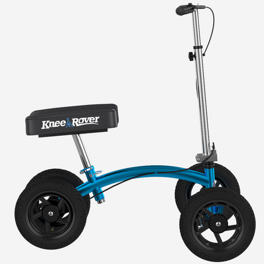 KneeRover® Quad Jr - All Terrain Knee Walker In Metallic Blue