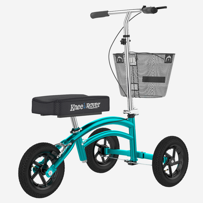 Load image into Gallery viewer, KneeRover® Jr All Terrain Knee Scooter Coastal Teal - Preowned