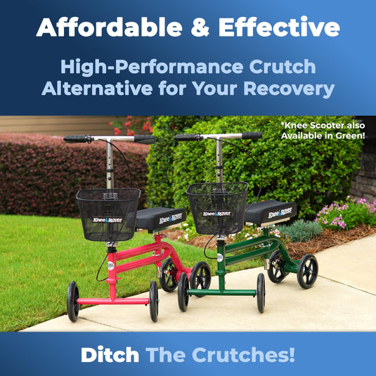 KneeRover® Steerable Knee Scooter Pink