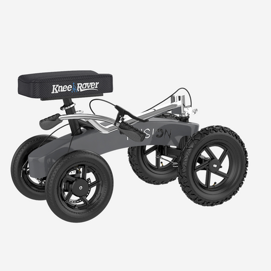 KneeRover® All Terrain Fusion Patented Knee Scooter with 4 Wheel Steering - Open Box