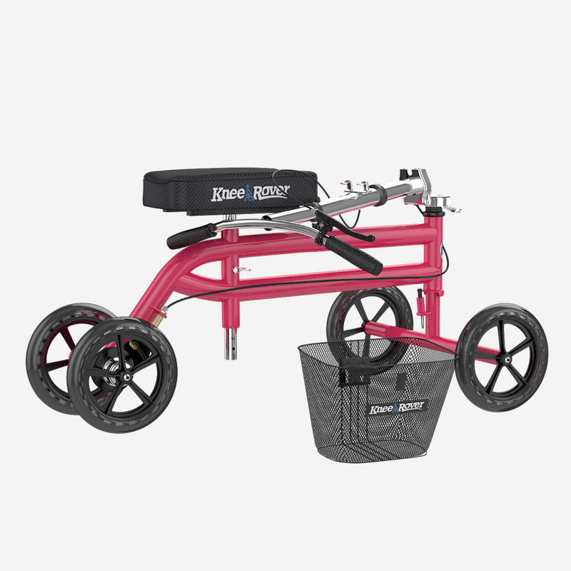 Load image into Gallery viewer, KneeRover® Steerable Knee Scooter Pink - Open Box