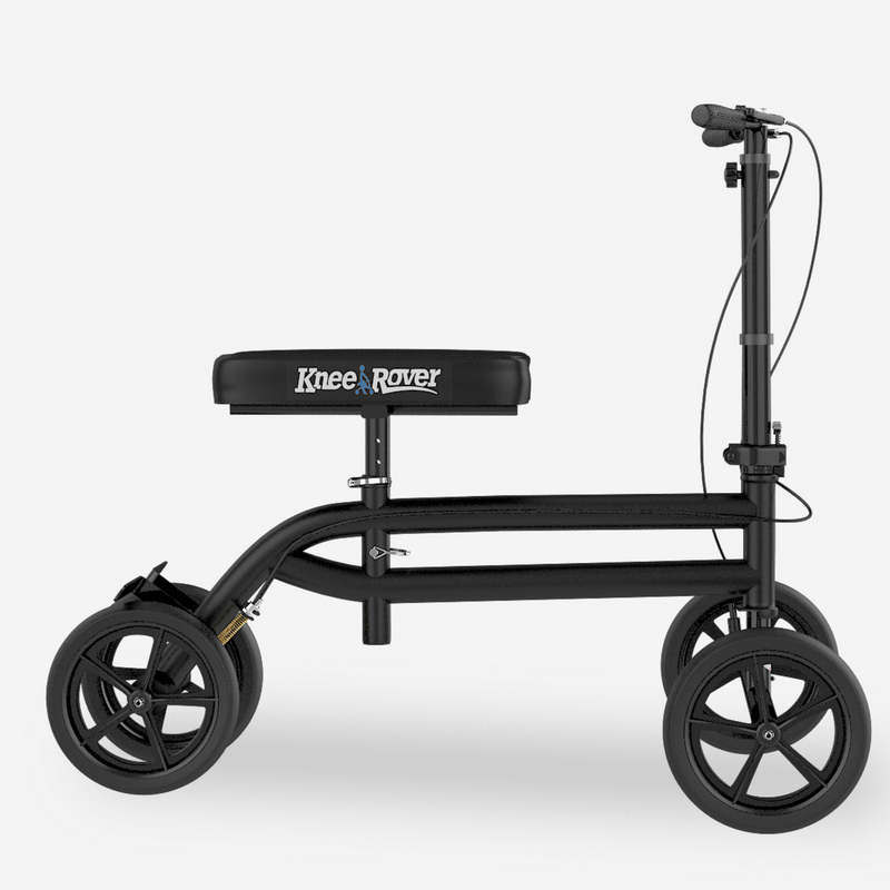 Load image into Gallery viewer, Economy KneeRover® Steerable Knee Scooter Black - Open Box