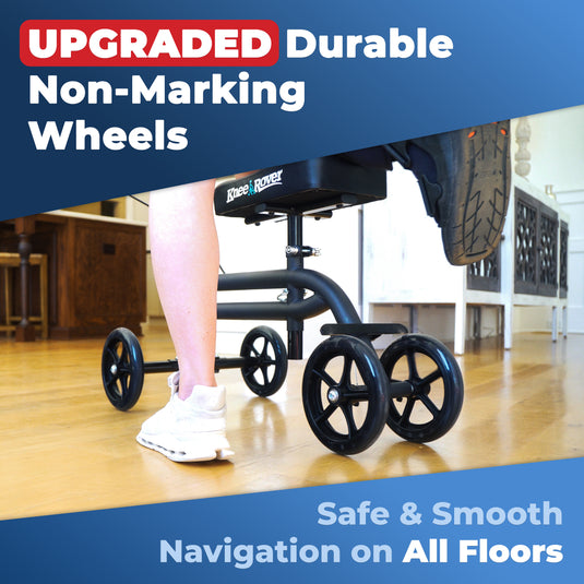 Economy KneeRover® Steerable Knee Scooter Black