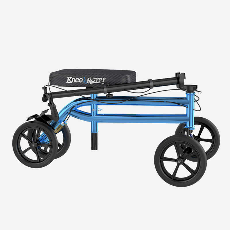 Load image into Gallery viewer, Economy KneeRover® Steerable Knee Walker Metallic Blue - Open Box