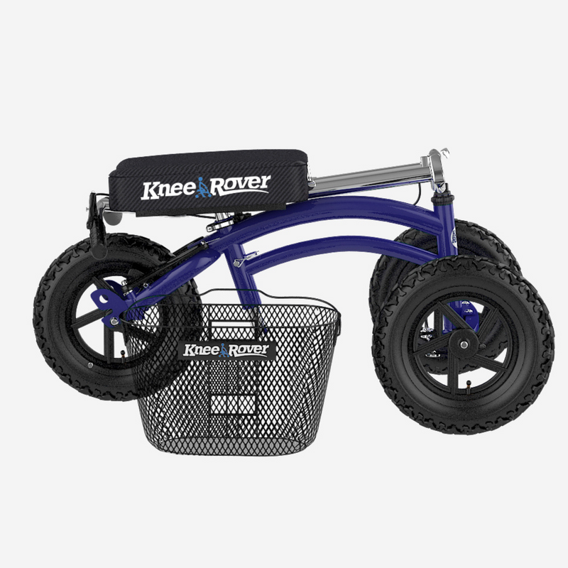 Load image into Gallery viewer, All Terrain KneeRover® Steerable Knee Scooter Blue - Open Box
