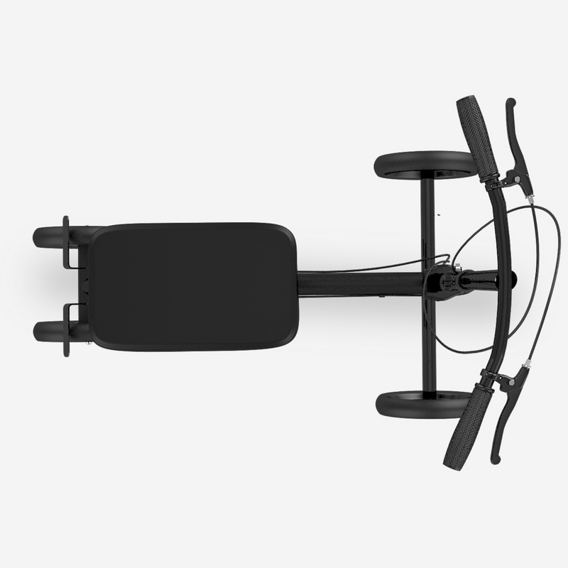 Load image into Gallery viewer, Economy KneeRover® Steerable Knee Scooter Black - Open Box