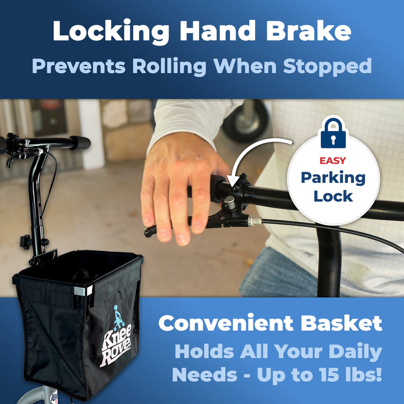 Load image into Gallery viewer, KneeRover® Walk Assist - Mobility Freedom Walking Bike in Silver