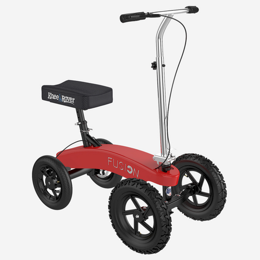 KneeRover® All Terrain Fusion Patented Knee Scooter with 4 Wheel Steering - Open Box