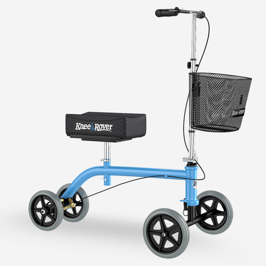 Knee Walker Jr Pediatric and Smaller Adult Knee Scooter Blue - KneeRover