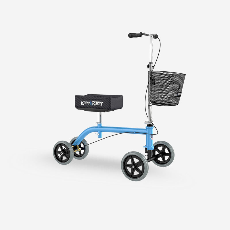 Load image into Gallery viewer, Knee Walker Jr Pediatric and Smaller Adult Knee Scooter Blue - KneeRover
