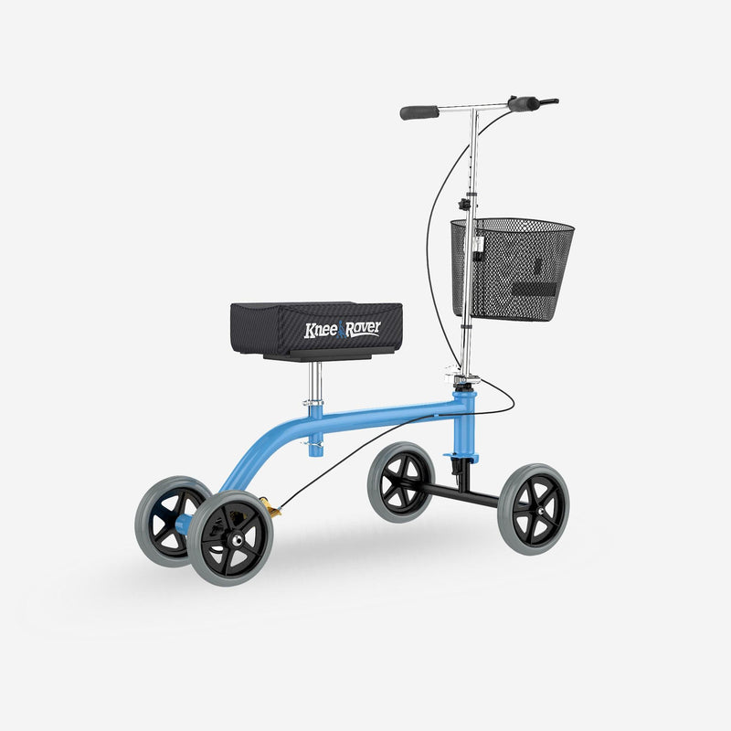 Load image into Gallery viewer, Knee Walker Jr Pediatric and Smaller Adult Knee Scooter Blue - KneeRover