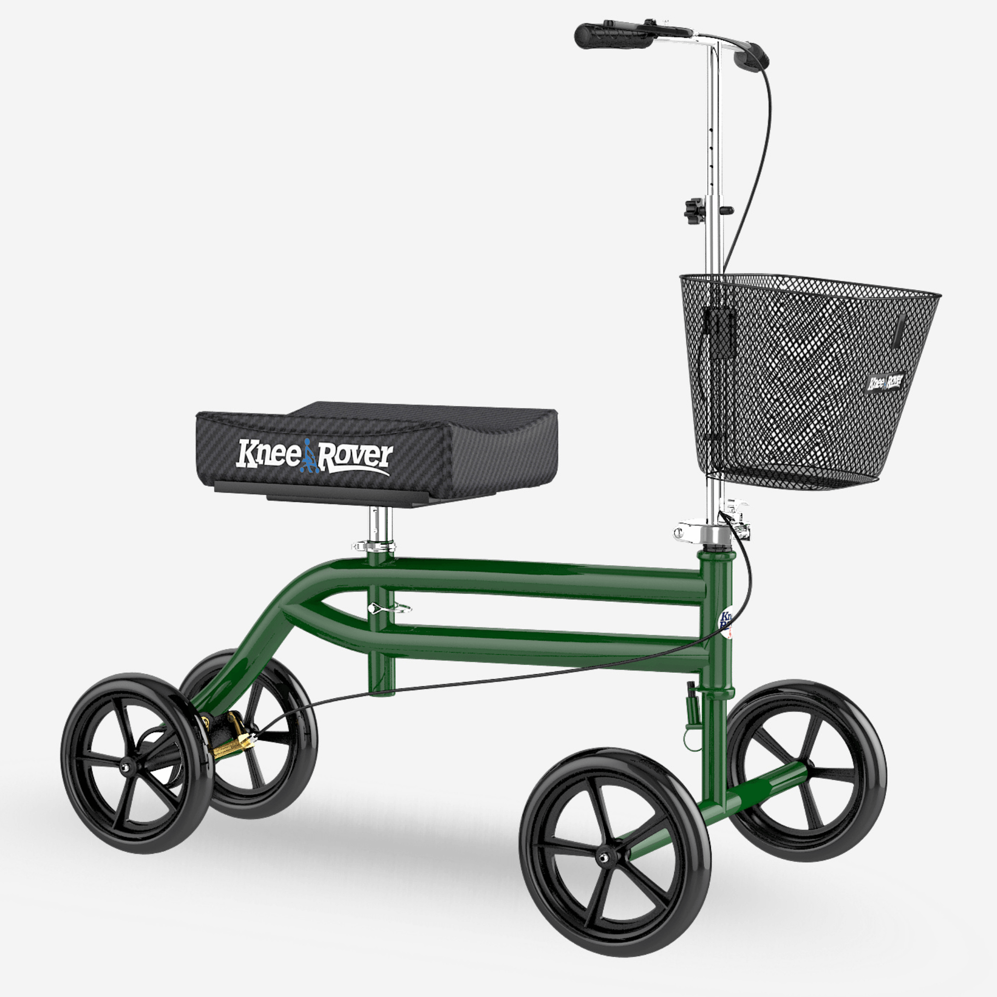 KneeRover Steerable Knee Scooter Knee Walker in Green