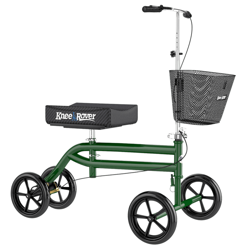 Load image into Gallery viewer, KneeRover® Steerable Knee Scooter Green - KneeRover