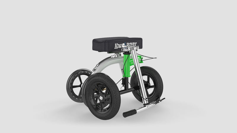 Load and play video in Gallery viewer, KneeRover® GO HYBRID Knee Scooter  with ALL TERRAIN Front Wheels - Open Box
