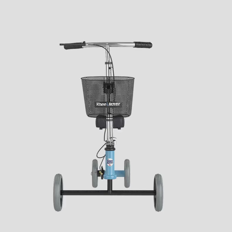 Load and play video in Gallery viewer, Knee Walker Jr Pediatric and Smaller Adult Knee Scooter Blue - Open Box
