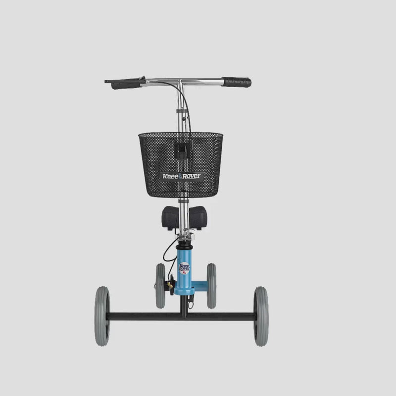 Load and play video in Gallery viewer, Knee Walker Jr Pediatric and Smaller Adult Knee Scooter Blue - Open Box