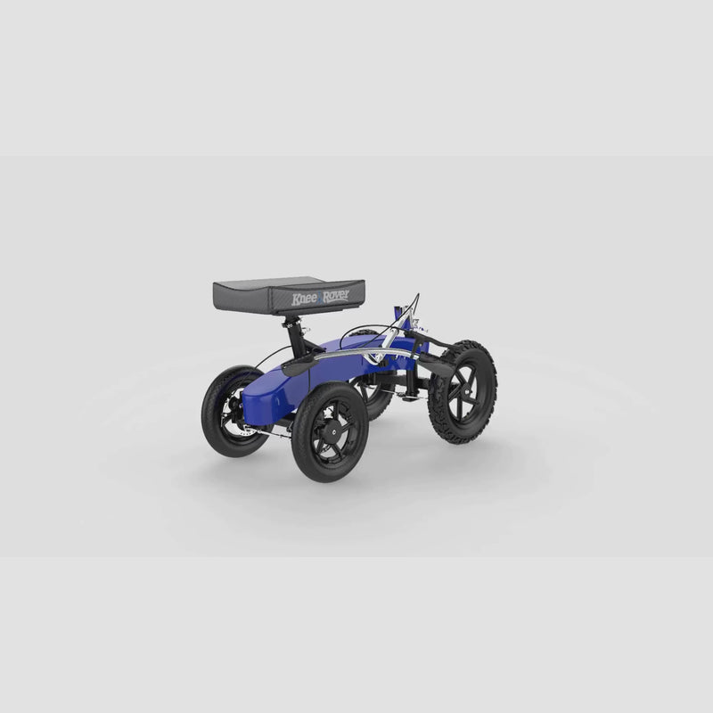 Load and play video in Gallery viewer, KneeRover® All Terrain Fusion Patented Knee Scooter with 4 Wheel Steering