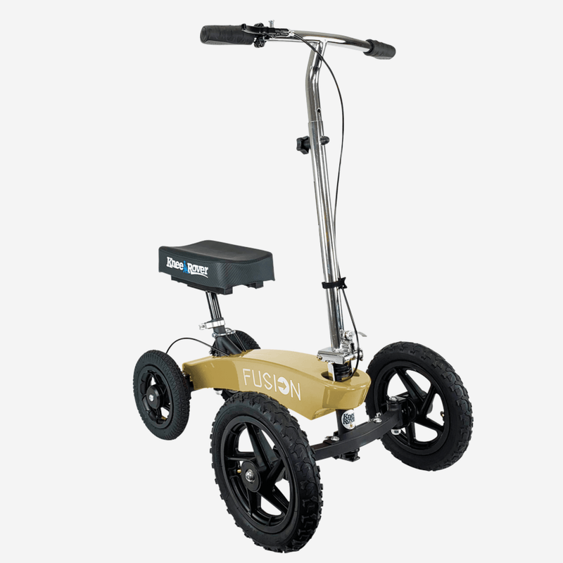 Load image into Gallery viewer, KneeRover® All Terrain Fusion Knee Scooter with 4 Wheel Steering - KneeRover