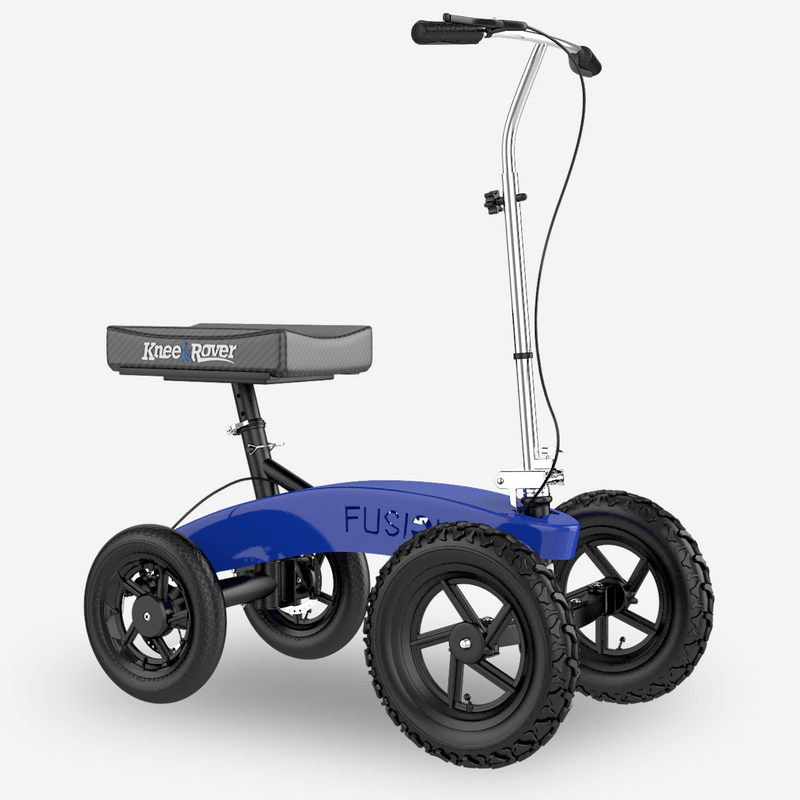 Load image into Gallery viewer, KneeRover® All Terrain Fusion Knee Scooter with 4 Wheel Steering - KneeRover
