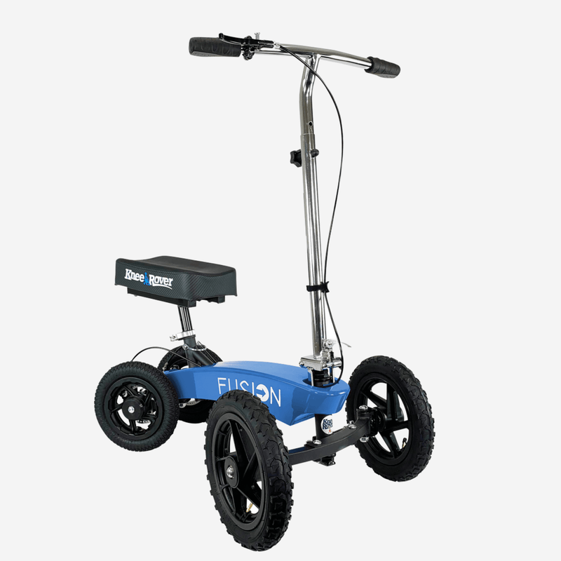 Load image into Gallery viewer, KneeRover® All Terrain Fusion Knee Scooter with 4 Wheel Steering - KneeRover