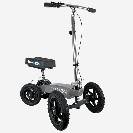 KneeRover® All Terrain Fusion Knee Scooter with 4 Wheel Steering - KneeRover