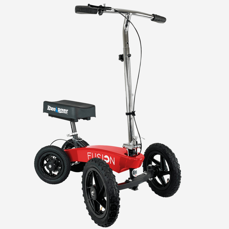 Load image into Gallery viewer, KneeRover® All Terrain Fusion Knee Scooter with 4 Wheel Steering - KneeRover
