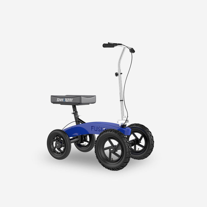 Load image into Gallery viewer, KneeRover® All Terrain Fusion Knee Scooter with 4 Wheel Steering - KneeRover