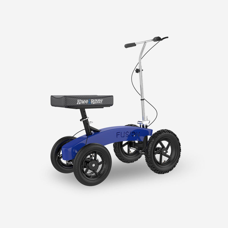 Load image into Gallery viewer, KneeRover® All Terrain Fusion Knee Scooter with 4 Wheel Steering - KneeRover