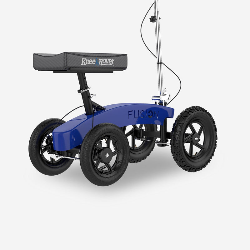 Load image into Gallery viewer, KneeRover® All Terrain Fusion Knee Scooter with 4 Wheel Steering - KneeRover
