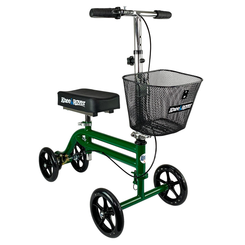 Load image into Gallery viewer, KneeRover®  Steerable Knee Scooter Green
