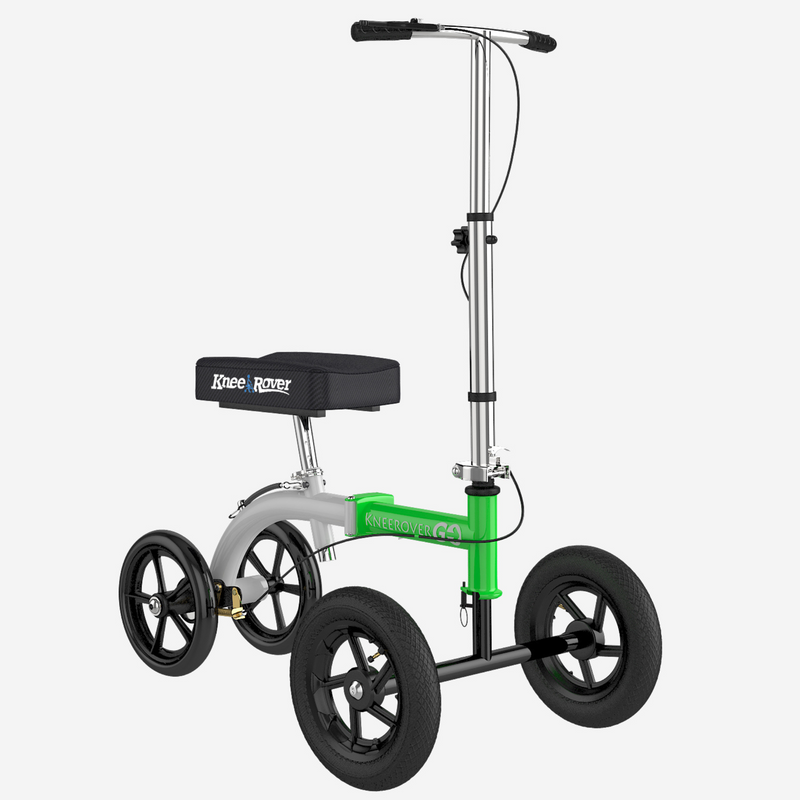 Load image into Gallery viewer, KneeRover® GO HYBRID Knee Scooter  with ALL TERRAIN Front Wheels - Preowned
