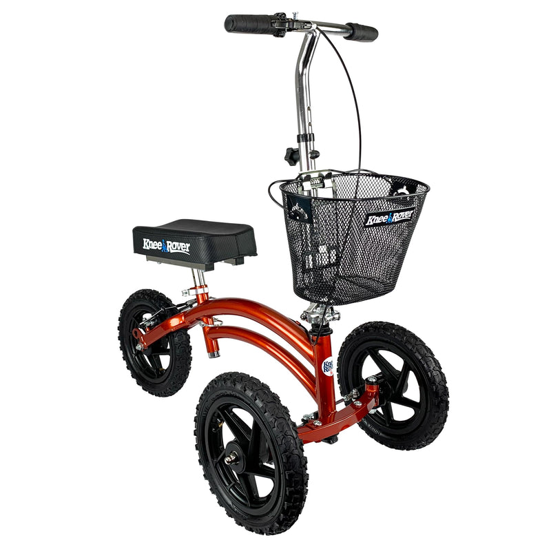 Load image into Gallery viewer, All Terrain KneeRover® Steerable  Knee Scooter Canyon Orange
