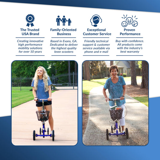 KneeRover® HYBRID All Terrain Knee Scooter