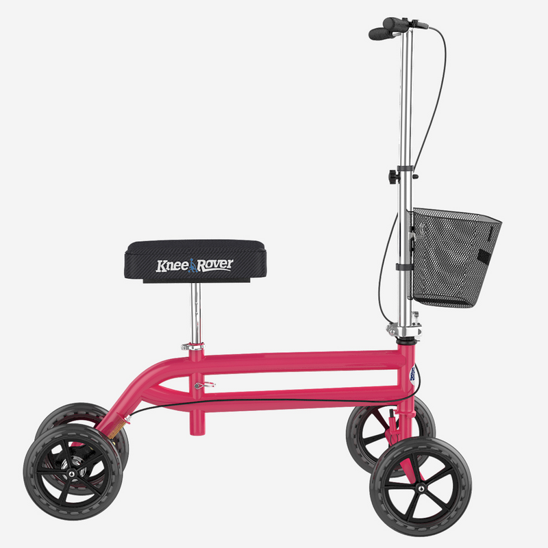Load image into Gallery viewer, KneeRover® Steerable Knee Scooter Pink - Preowned
