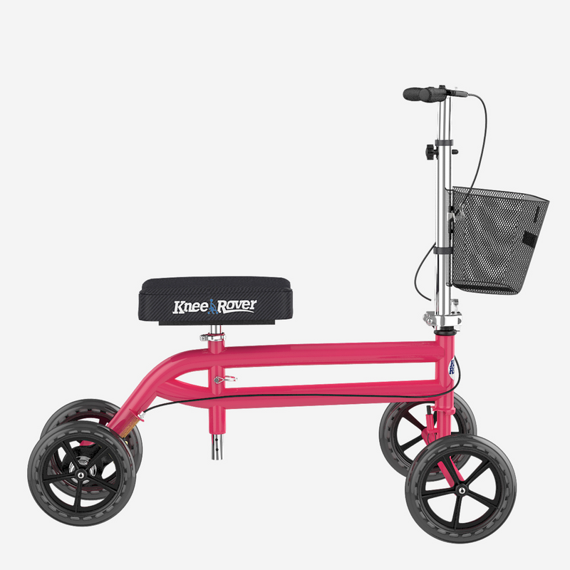 Load image into Gallery viewer, KneeRover® Steerable Knee Scooter Pink
