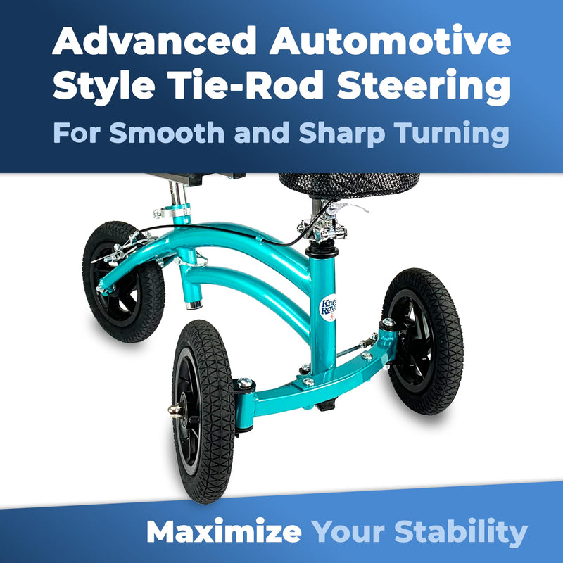 Load image into Gallery viewer, KneeRover® Jr All Terrain Knee Scooter Coastal Teal
