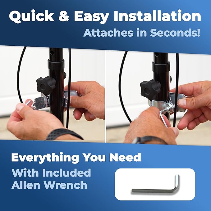 Load image into Gallery viewer, Knee Walker Wire Basket Accessory with handle - includes attachment bracket
