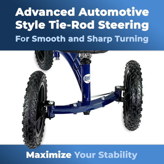 All Terrain KneeRover® Steerable Knee Scooter Blue