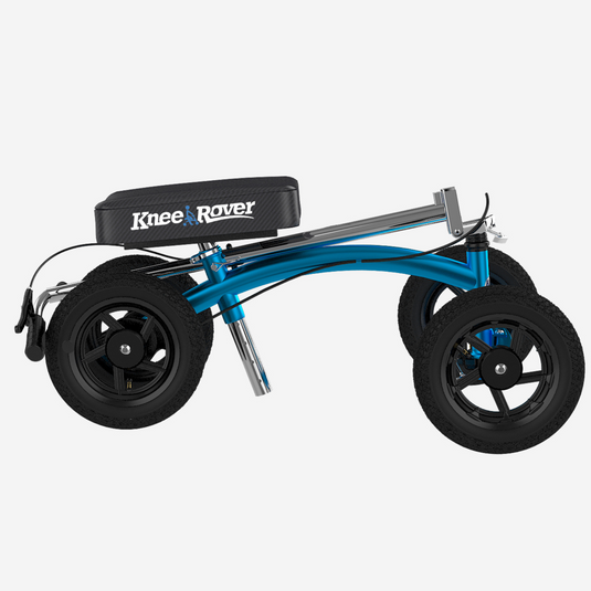 KneeRover® Quad Jr - All Terrain Knee Walker In Metallic Blue - Open Box