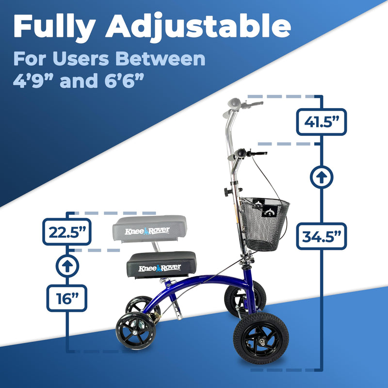 Load image into Gallery viewer, KneeRover® HYBRID All Terrain Knee Scooter
