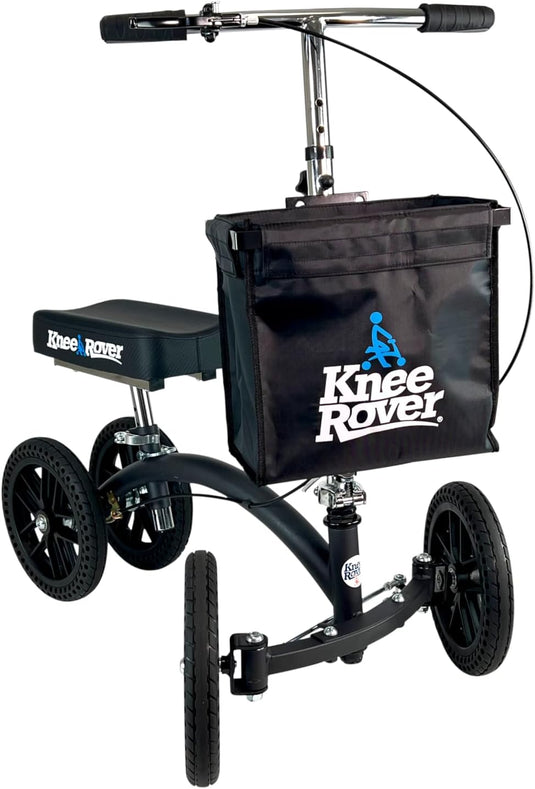 KneeRover Deluxe Knee Scooter Universal Basket Accessory with 15 Pound Weight Capacity