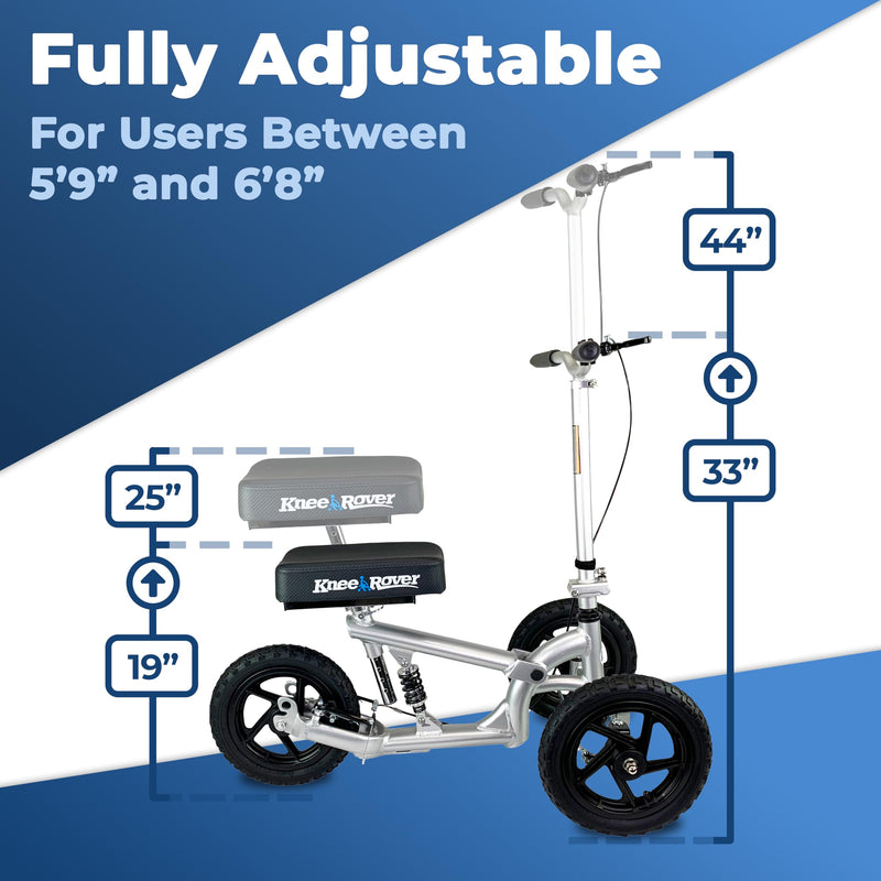 Load image into Gallery viewer, KneeRover® PRO All Terrain Knee Scooter
