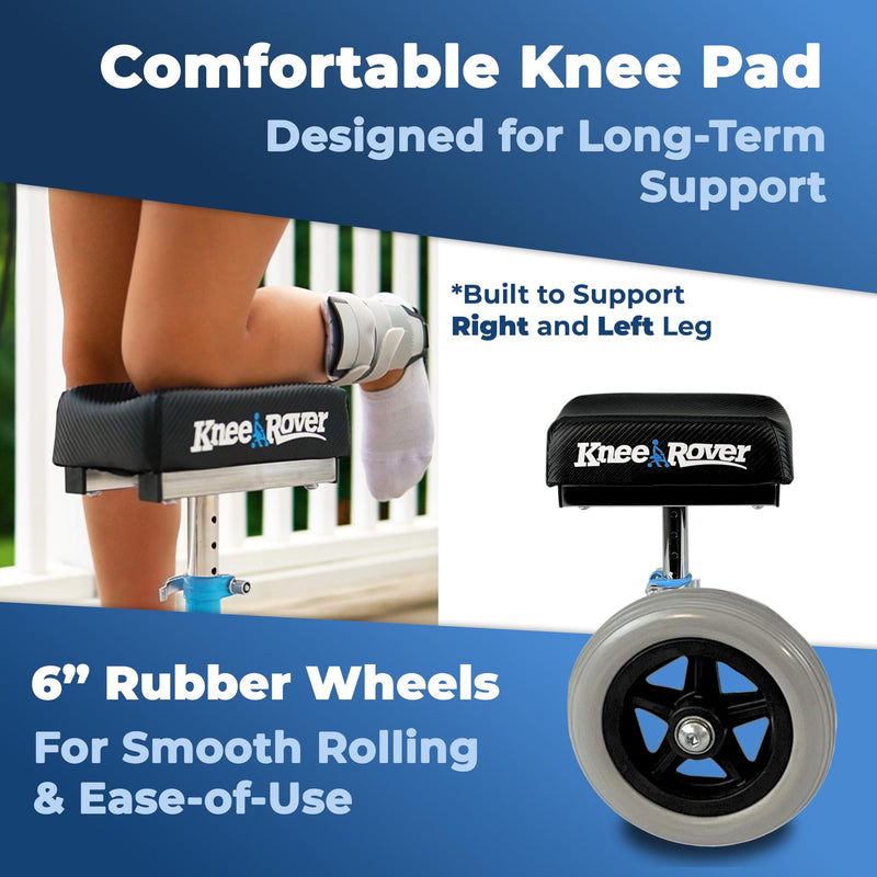 Load image into Gallery viewer, Knee Walker Jr Pediatric and Smaller Adult Knee Scooter Blue
