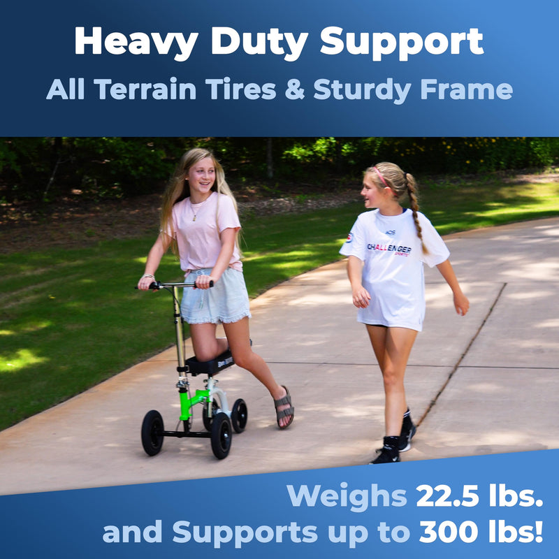 Load image into Gallery viewer, KneeRover® GO HYBRID Knee Scooter  with ALL TERRAIN Front Wheels
