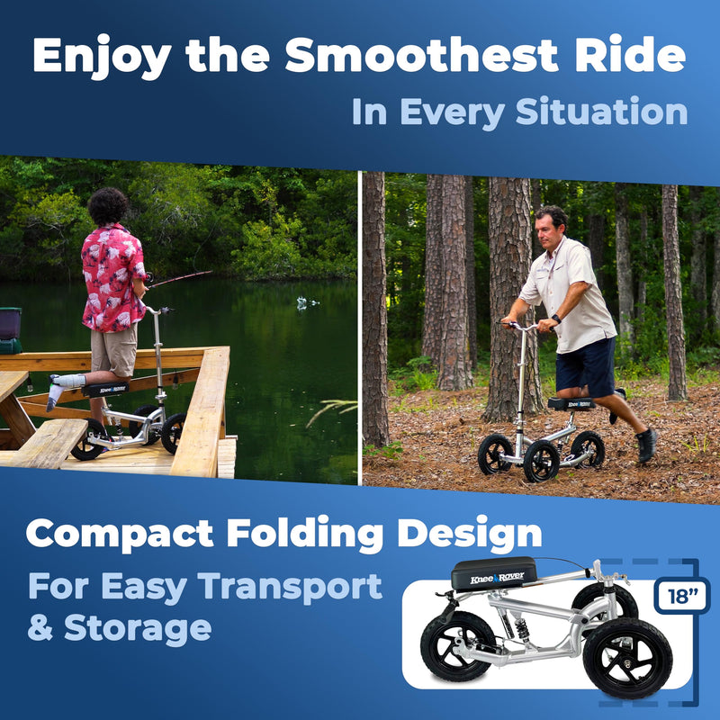 Load image into Gallery viewer, KneeRover® PRO All Terrain Knee Scooter
